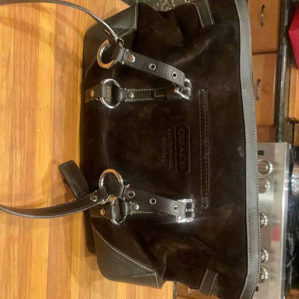 Coach leather /suede purse